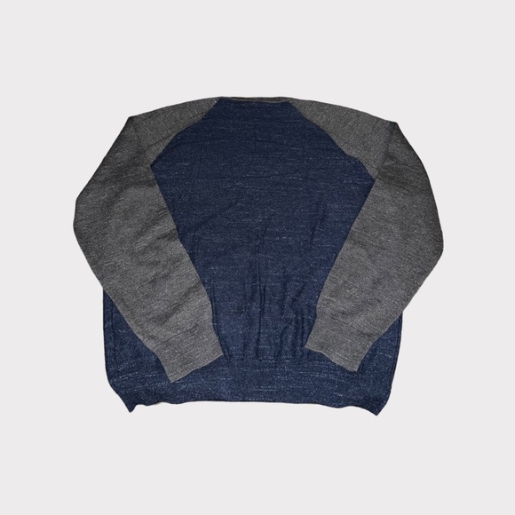 J.Crew Factory Raglan Budded Baseball Crewneck Sweater - Picture 4 of 4